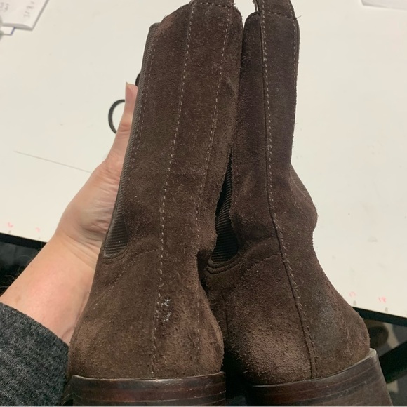 Tory Burch Suede 8 M Broome Lace Up Combat Boots - Picture 10 of 11